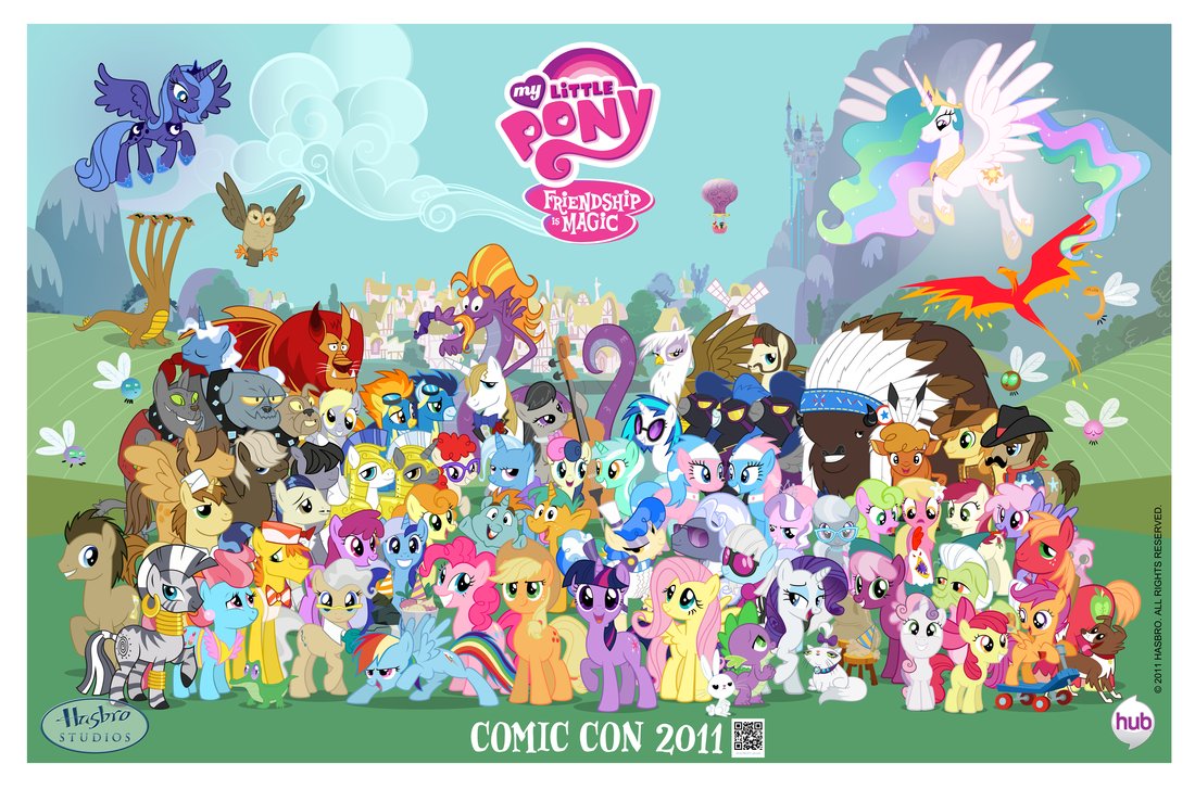 MLP poster from Comic Con 2011