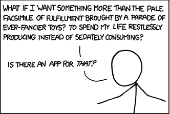 An xkcd comic about consuming
