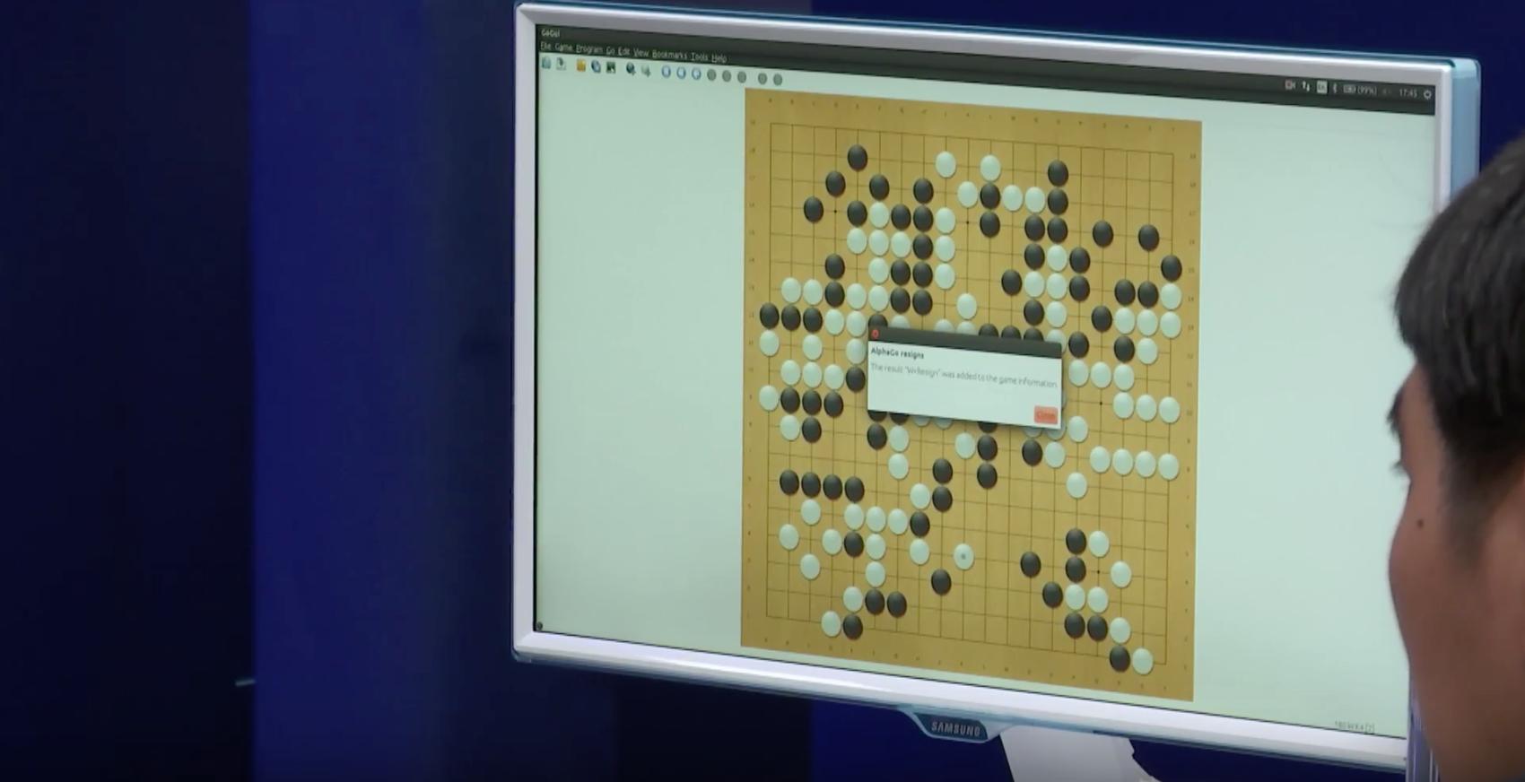 AlphaGo resigning