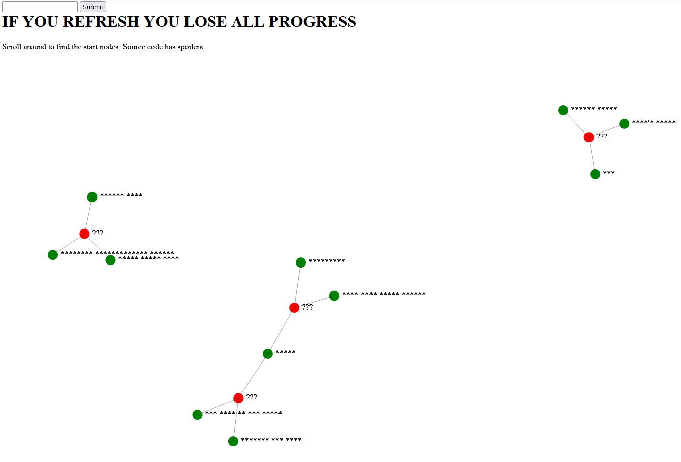 Prototype of solvable web