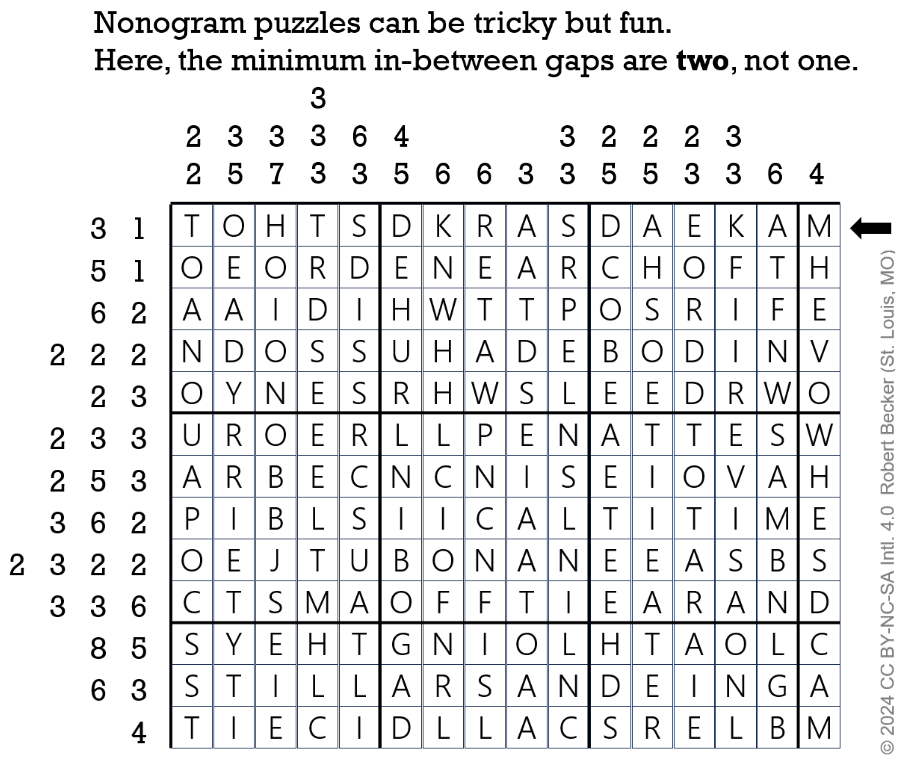 A puzzle from Puzzled Pint